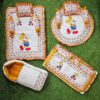 Godadi Wala Baby Bedding Set Embroidery Work Mickey mouse Combo(0-10)Months ( Yellow )