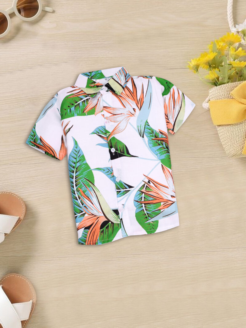 GODADI WALA Kidswear present a new born baby 1 pcs Cloth Pair set (WHITE GREEN PAN DESIEN) - Image 4