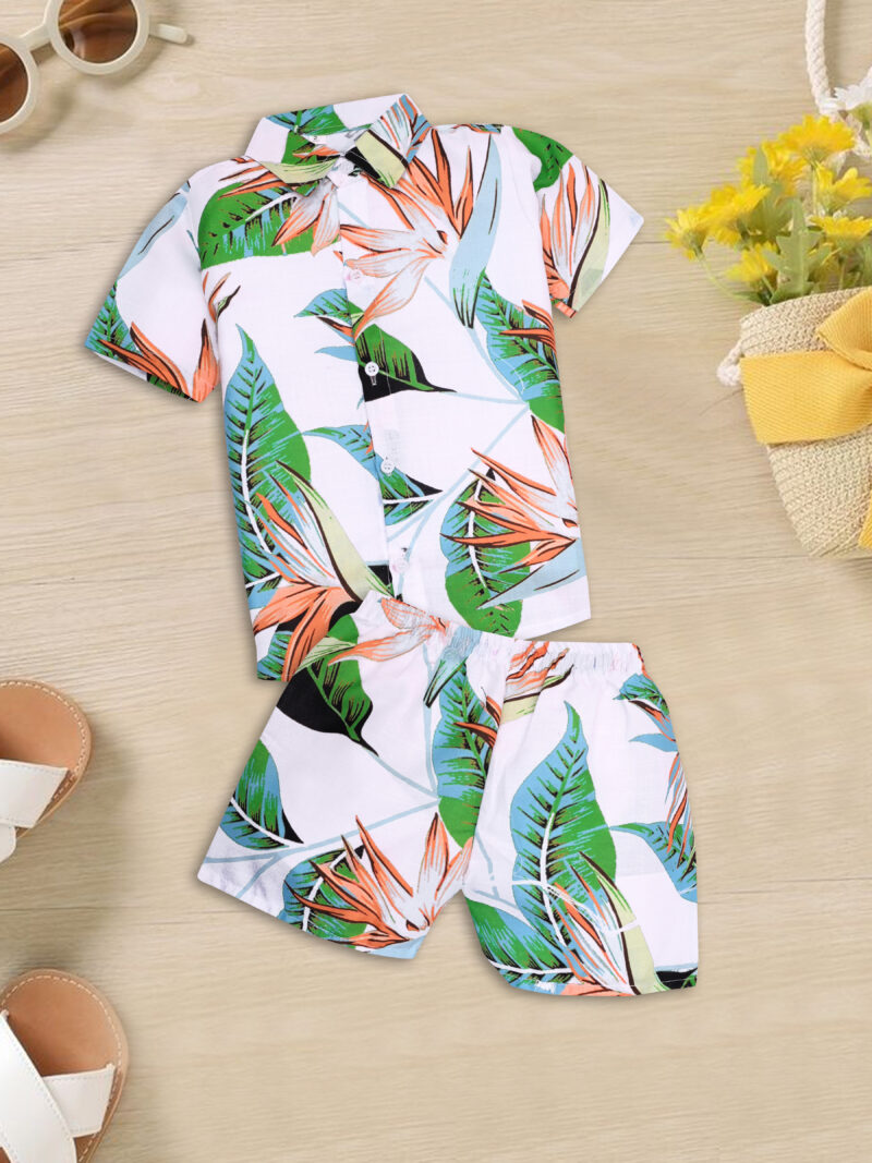 GODADI WALA Kidswear present a new born baby 1 pcs Cloth Pair set (WHITE GREEN PAN DESIEN)
