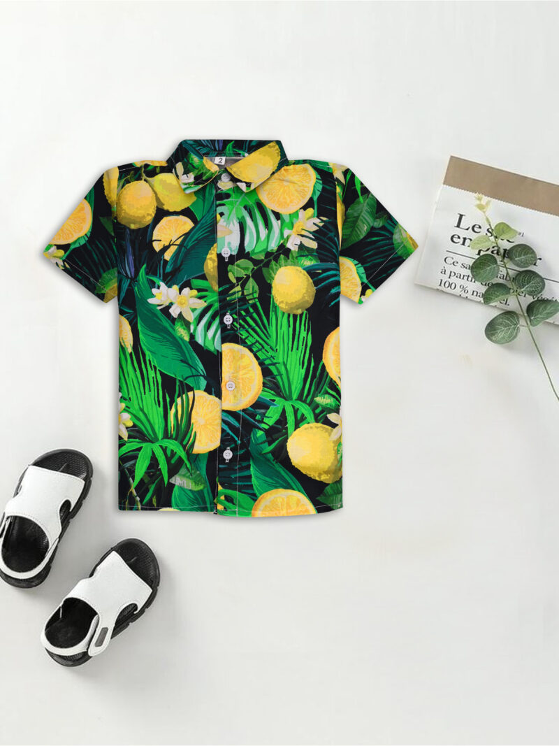 GODADI WALA Kidswear present a new born baby 1 pcs Cloth Pair set (GREEN ORANGE) - Image 2