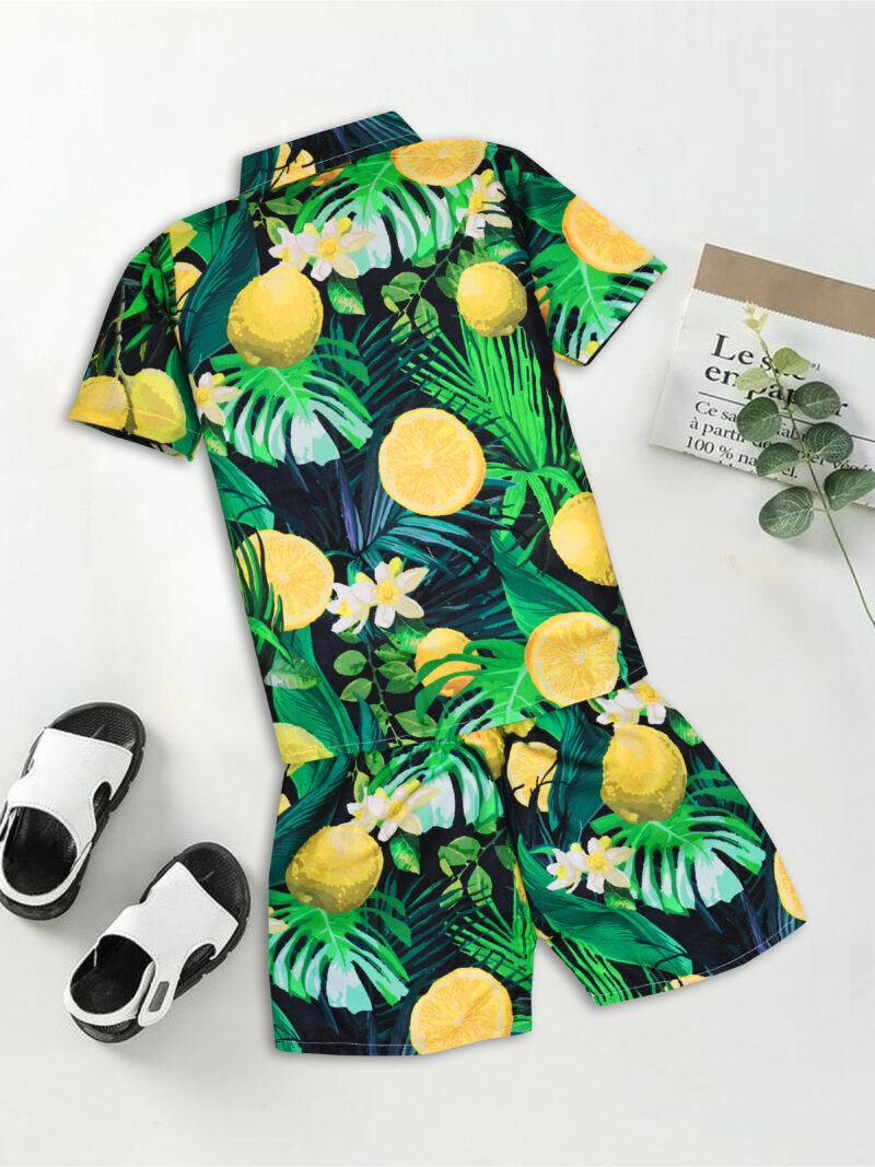 GODADI WALA Kidswear present a new born baby 1 pcs Cloth Pair set (GREEN ORANGE) - Image 5