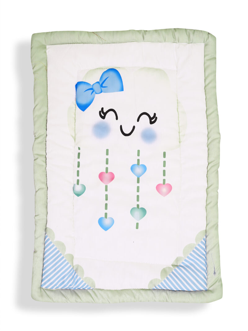 GODADI WALA present a new born baby 1 pcs godadi set (5-g-blue cycle-yellow meow-green meow-black truck-black baloon) - Image 6