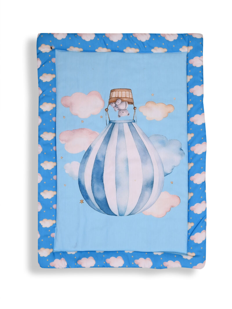 GODADI WALA present a new born baby 1 pcs godadi set (5-g-black animal-blue lion-blue baloon-yellow bottle-pink animal) - Image 5