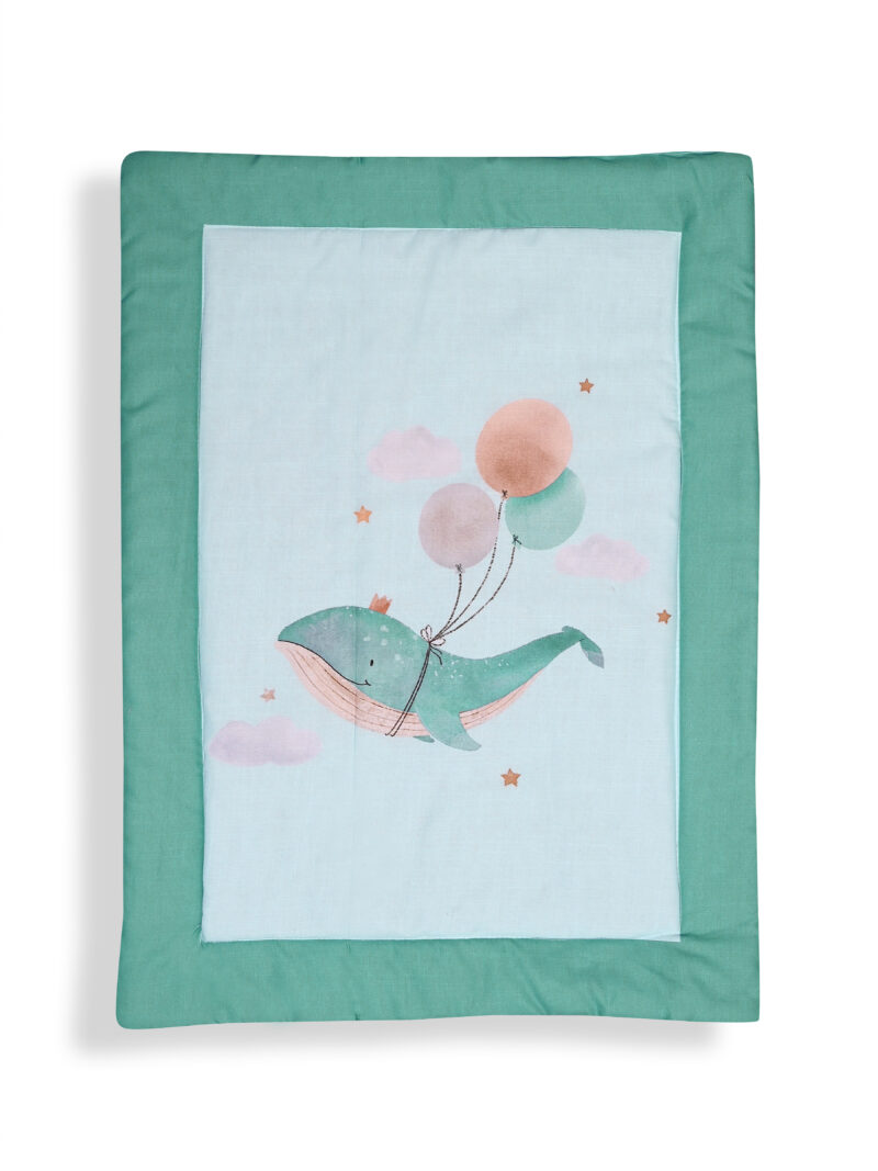 GODADI WALA present a new born baby 1 pcs godadi set (5-g-grey hello meow-blue truck-green wheal-darkblue panda-yellow lephant) - Image 6