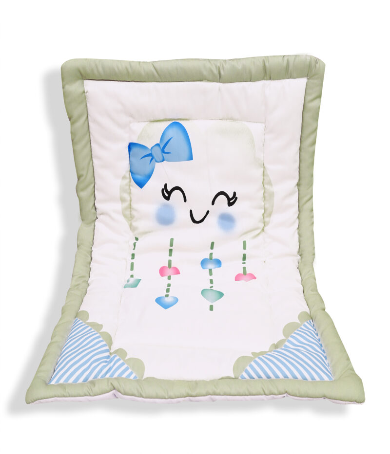 GODADI WALA present a new born baby 1 pcs godadi set (5-g-blue car-black rabbit-yellow car-blue star-white meow) - Image 7