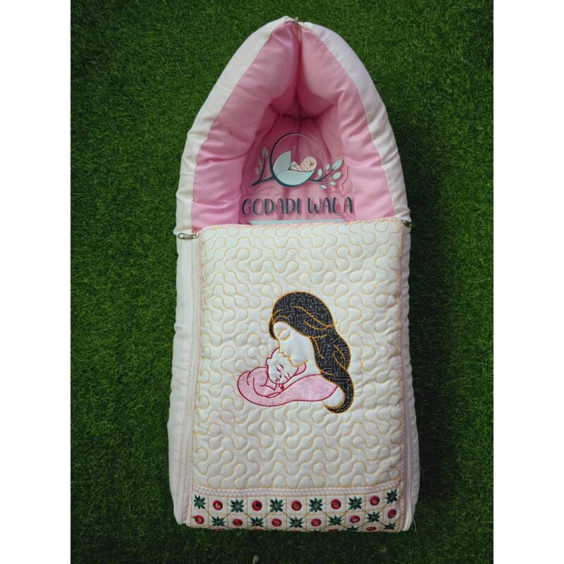 Godadi Wala Baby Bedding Set Embroidery Work Mickey Mom & Son(0-10)Months - Image 3