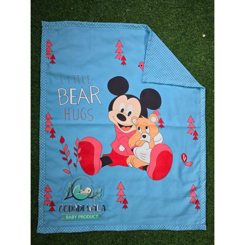 Godadi Wala Baby Bedding Set Digital Print Combo Bear Hug (0-10)Months (Green) (Copy) - Image 4
