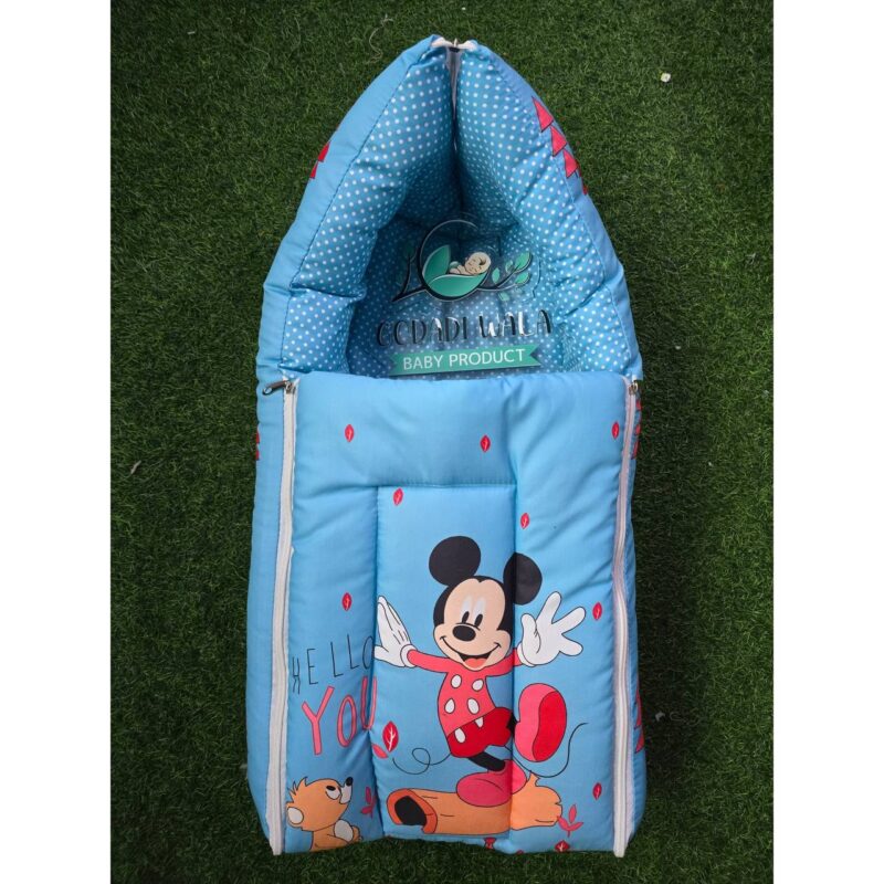Godadi Wala Baby Bedding Set Digital Print Combo Bear Hug (0-10)Months (Green) (Copy) - Image 3