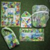Godadi Wala Baby Bedding Set 9 Pcs Digital Print Combo (0-10)Months (Green)