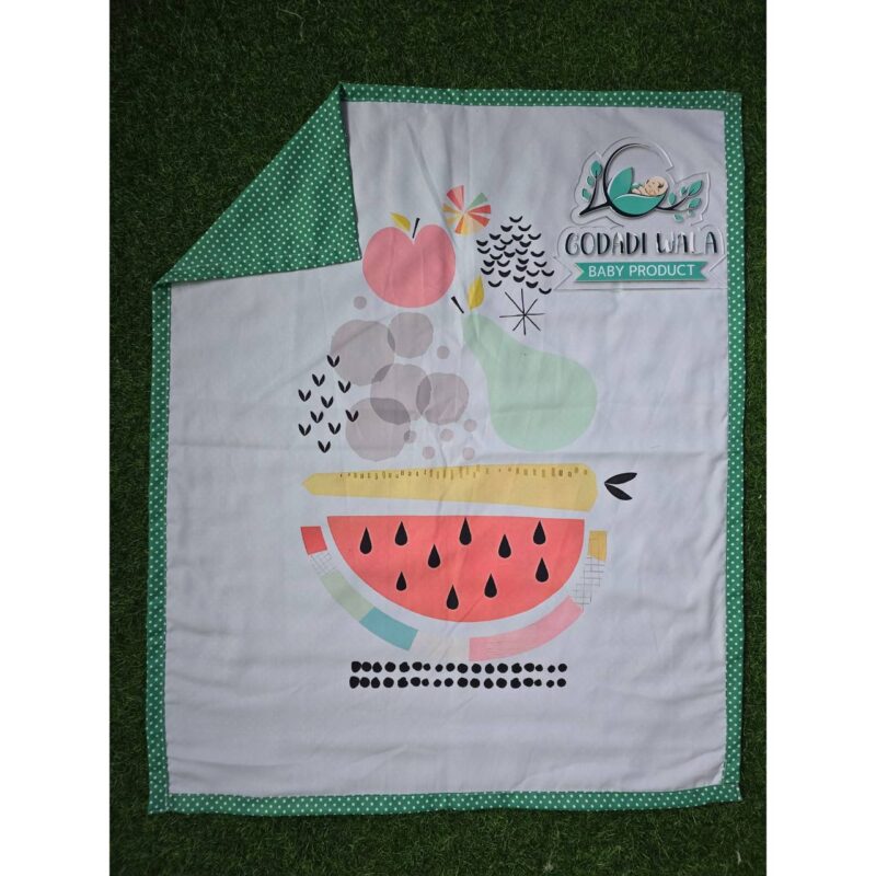 Godadi Wala Baby Bedding Set Digital Print Combo Watermalon (0-10)Months (Green) - Image 3