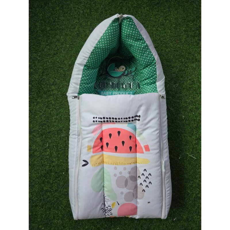 Godadi Wala Baby Bedding Set Digital Print Combo Watermalon (0-10)Months (Green) - Image 4