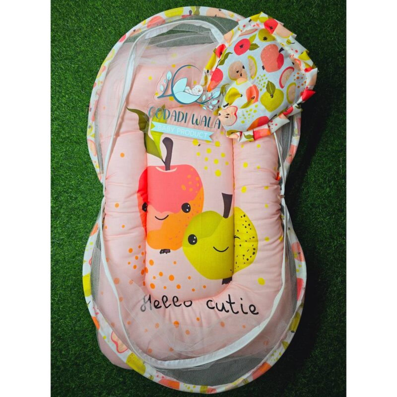 Godadi Wala Baby Bedding Set 9 PcsDigital Print Combo Hello Cutty (0-10)Months - Image 8