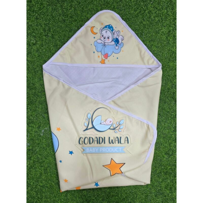 Godadi Wala Baby Bedding Set 9 Pcs Digital Print Combo (0-10)Months (Night Daglo With Star) - Image 3