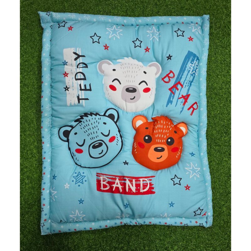 Godadi Wala Baby Bedding Set 9 Pcs Digital Print Combo (0-10)Months (3 Teddy Bear) - Image 4
