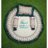 GODADI WALA baby Embroidery 4 Pcs Round Godadi Set (Plane Kach Bavaliya) (green)