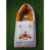 GODADI WALA baby Embroidery Work Carry Bag (khushali) (Morpankh) (Yellow)