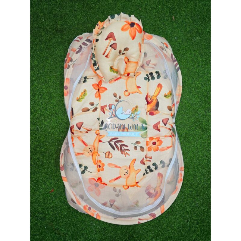 Godadi Wala Baby Bedding Set Embroidery with Digital Rabbit set  (0-10)Months (Multi) - Image 4