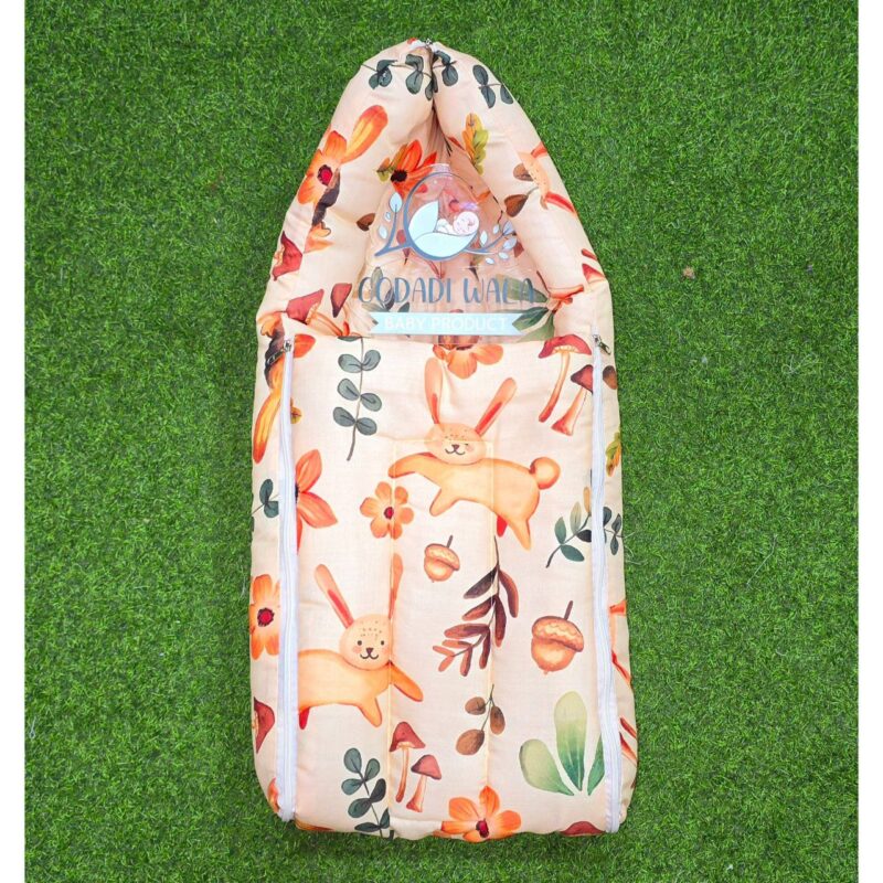 Godadi Wala Baby Bedding Set Embroidery with Digital Rabbit set  (0-10)Months (Multi) - Image 3