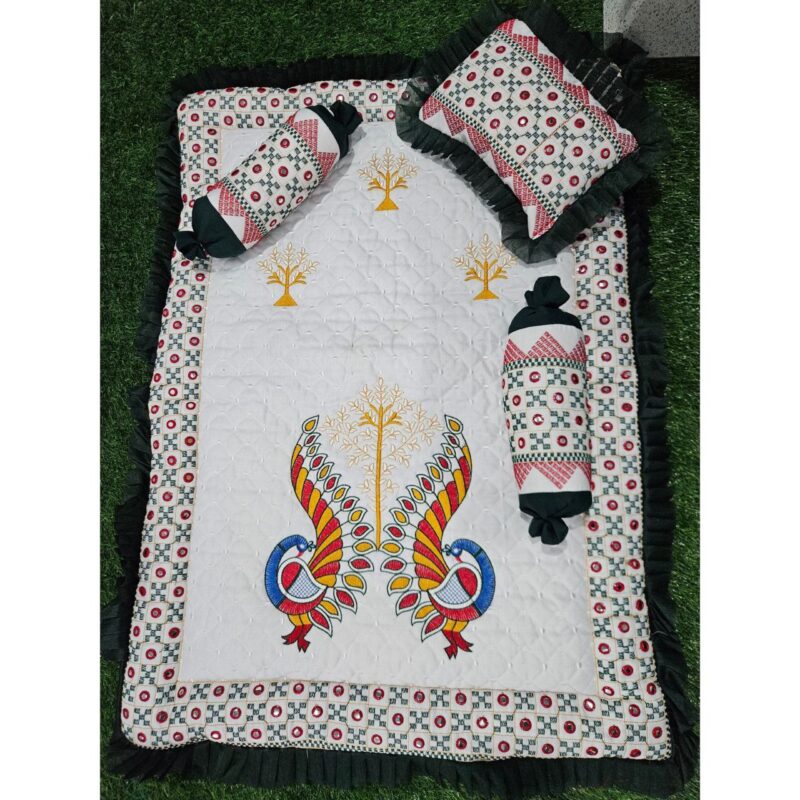 Godadi Wala Baby Bedding Set Embroidery Work New Mor Set (0-10)Months - Image 2